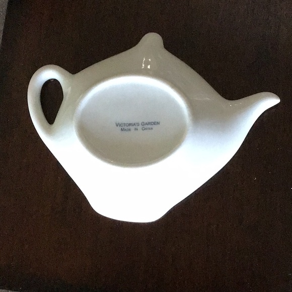 Victoria’s Garden Pink & Green Tea Bag Holder! - Picture 2 of 2